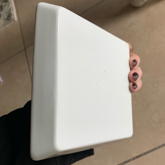 Metallic gold & white map plate - Picture 3 of 3